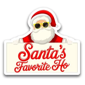 Magnet Me Up Santa's Favorite Ho Weihnachten Auto Magnete, 5x4,5 cm, Urlaub - Bild 1 von 6