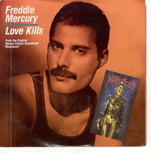 Freddie Mercury- Love Kills 7" WL Promo - Picture 1 of 4