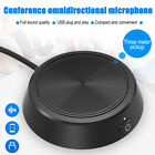 USB Omni-directional Microphone 360° Desktop Mic for Meeting Conference Laptop