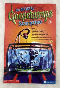 Goosebumps Scarezine Fan Club Newsletter #3 VERY RARE 1997 R.L. Stine ZINE - Imagen 1 de 11
