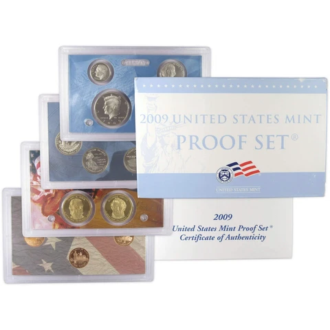 2009 Clad Proof Set U.S. Mint Original Government Packaging OGP Collectible Cover