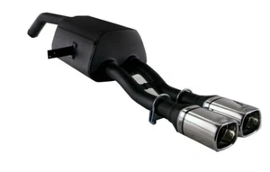 muffler for Renault Megane III Cabrio 2.0dCi 118kW 2008-2012 Double Tips 80x65mm - Bild 1 von 2