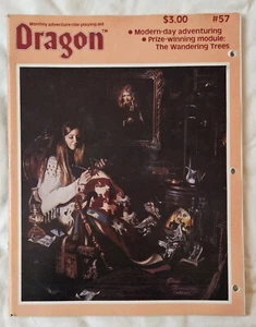 1981 Dragon Magazine #57 D&D Wandering Trees Dragonquest - Picture 1 of 2