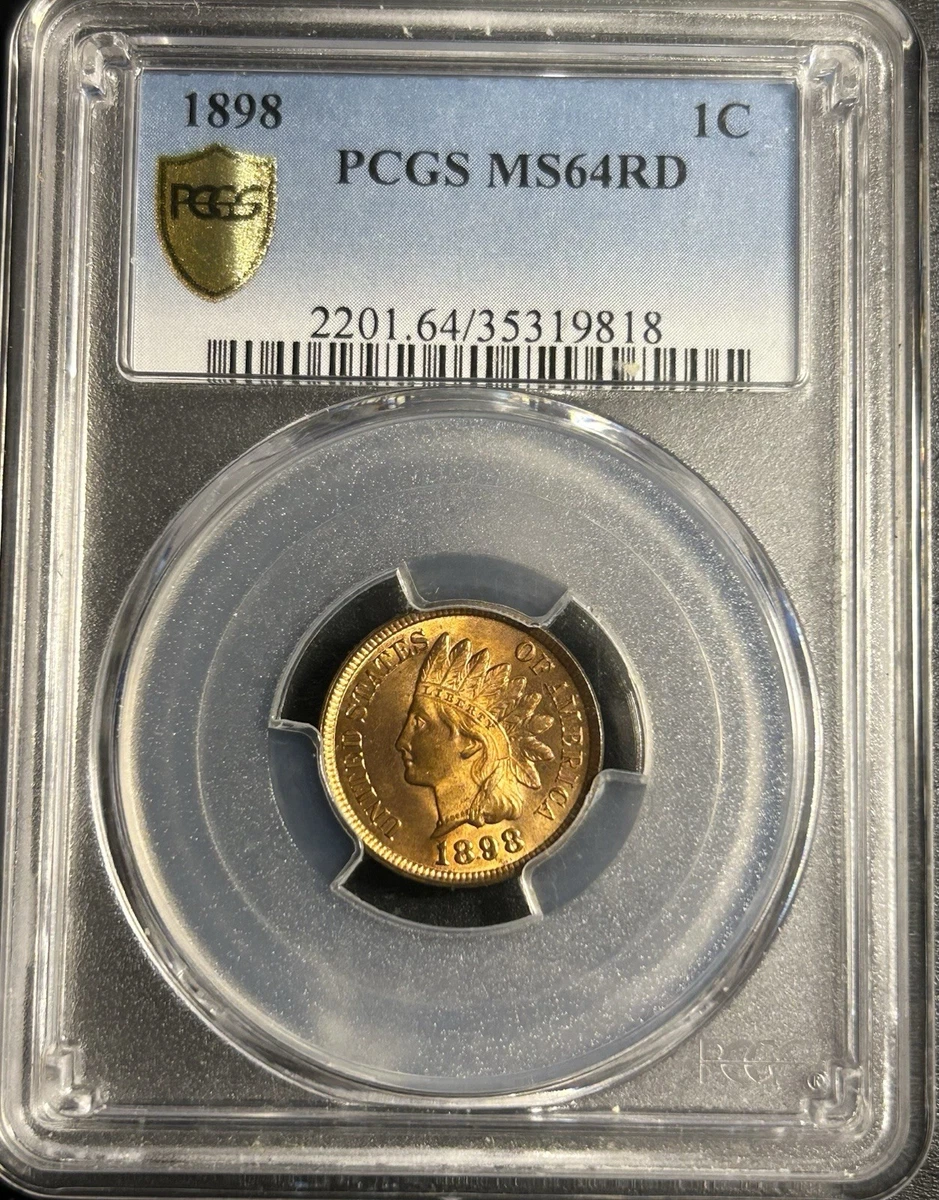 MS 64 Graded Indian Head Small Cents (1859-1909) for sale | eBay