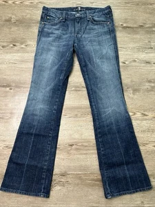 7 for All Mankind A Pocket Flare Jean Womens 31 Low Rise Full Length - Picture 1 of 18