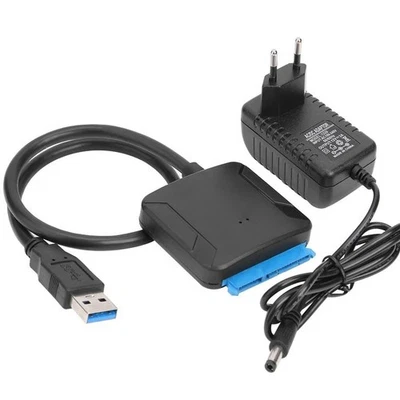 SATA to USB 3.0 Adapter Cable for 3.5/2.5 Inch SSD HDD SATA III Hard Drive Disk - Image 1 of 4
