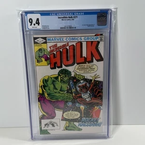 Incredible Hulk #271 Marvel Comic Book 1982 CGC 9.4 1st Rocket Racoon - Bild 1 von 3