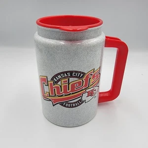 Whirley Kansas City Chiefs Vintage 1997 Kunststoff Tankstelle Nachfüllbecher USA Thermoskanne  - Bild 1 von 6