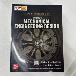 Shigleys Mechanical Engineering Design 11th Edtn By Richard Budynas J. Keith N * - Picture 1 of 2