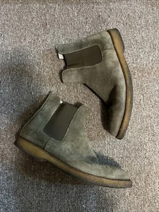 Common Projects Wildleder Chelsea Krepp Taupe Grau Schlupfstiefel - Bild 1 von 8