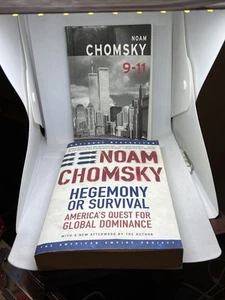 Noam Chomsky Books Lot 2 Hegemony Or Survival And 9-11 - Imagen 1 de 8