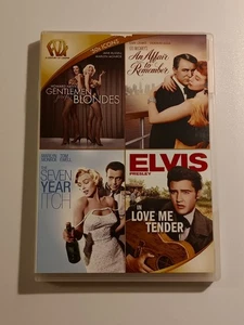 50'S Icons DVD Love Me Tender Seven Year Itch Gentlemen Prefer Blondes Affair - Imagen 1 de 7