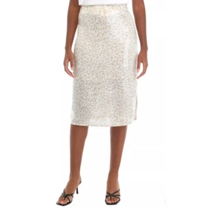 Vince Camuto Sequin Animal Print Skirt Women’s Size Medium Clay Daisy Daze Party - Picture 1 of 8