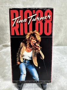 Tina Turner RIO ‘88 Live in Concert Rio De Janeiro VHS 1988 Vintage VGC - Picture 1 of 4