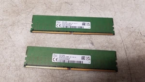 2x SK Hynix 16 GB DDR5 4800 RAM UDIMM 1Rx8 PC5-4800B HMCG78AEBUA081N de escritorio - Imagen 1 de 4