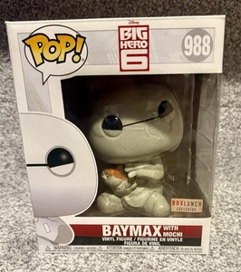 Funko POP! Figura Vinilo Disney Big Hero 6 Baymax con Mochi #988 Nueva - Imagen 1 de 6
