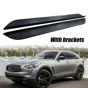 2PCS Running Boards Fit for Infiniti QX70 FX35 37 50 2013-17 Nerf Bars Side Step - Picture 1 of 9