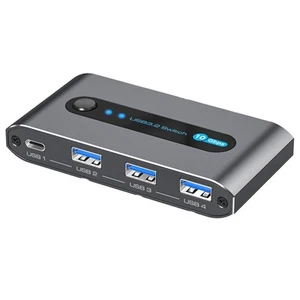 10 Gbit/S USB 3.2 USB C , 4-Port USB Switcher für PC Laptop Share Tastatur9573 - Bild 1 von 5