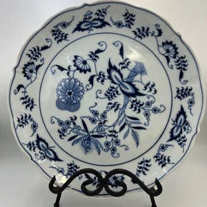 Plato de picar redondo cebolla azul Danubio Japón 12 pulgadas marca rectangular de colección - Imagen 1 de 7