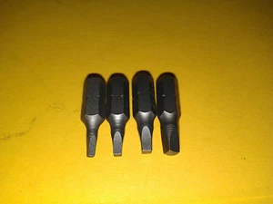 4x Square standard Screwdriver Bits set size 0 1 2 3 - Imagen 1 de 1