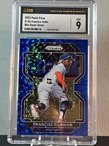 2022 PANINI PRIZM BLUE DONUT CIRCLES #156 FRANCISCO LINDOR #107/199 CSG 9 - Bild 1 von 2
