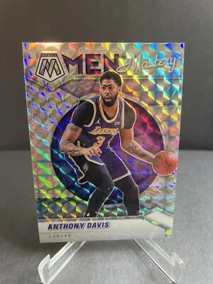 2020-21 Mosaic Men of Mastery Silver Prizm ANTHONY DAVIS #11 - Image 1 of 4