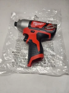 New M12 Milwaukee 2462-20 12V 12 Volt 1/4" Hex Impact Driver Lithium - Picture 1 of 5