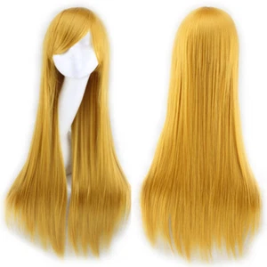 New 80cm Long Straight Wigs Halloween Cosplay Costume Anime Hair Party Full Wigs - Picture 1 of 14