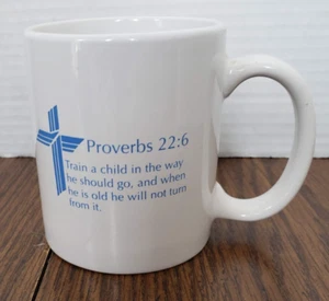 Immanuel Lutheran Church Proverbs 22:6 Scripture Train a Child Coffee Mug Cup - Picture 1 of 6