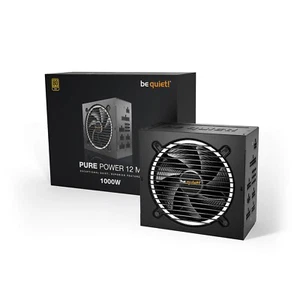 be quiet! PURE POWER 12 M 1000W BN345 to zasilacz ATX 3.0 PCIe 5.0 80+ złoty - Zdjęcie 1 z 4