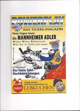 LED program: NUREMBERG ICE TIGERS - MANNHEIM EAGLE 11.12.1998, season 98/99