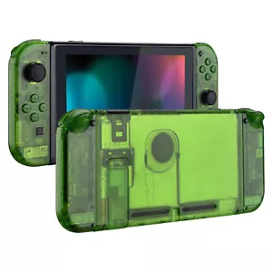 Clear Green Console Back Plate Controller Housing Shell Case for Nintendo Switch - Picture 1 of 12