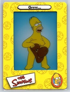 2000 Artbox The Simpsons FilmCardz Homer Grrrr... #7