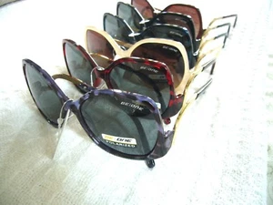 Damen Polarisierte Sonnenbrille BE-ONE Oversized Schmetterling Damen Sonnenbrille BEV-01 - Bild 1 von 13