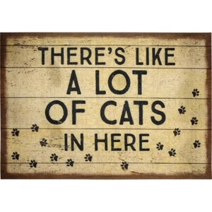 Indoor/Outdoor Rug -There's Like A Lot Cats In Here- 458462 - Bild 1 von 2