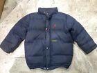 VERY NICE POLO RALPH LAUREN DARK BLUE PUFFER DOWN JACKET YOUTH SIZE 4T
