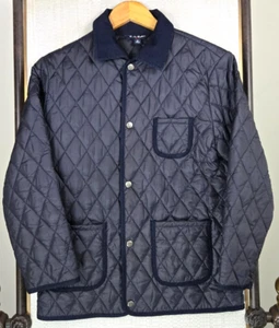 BROOKS BROTHERS Womens Snap Front Quilted Field Jacket Size Medium Insulated - Picture 1 of 12