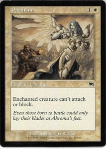 Pacifism  Magic MtG FOIL Onslaught LP/EX L2 - Picture 1 of 1