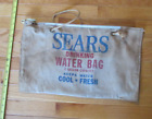 Sears Drinking Water Bag 2 Gallon Capacity VINTAGE Keeps water Cool Fresh