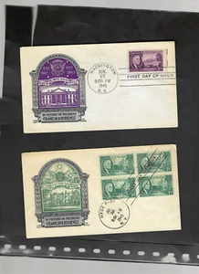 USA-COVERS-1945-CACHET-FDC-ROOSEVELT--F-#959 - Picture 1 of 2