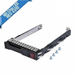 HP 651687-001 G8 G9 2.5" SFF HDD SATA SAS Caddy DL380p DL360p DL160 REV 4.010 - Bild 1 von 7