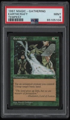 MTG ***PSA 9***  Earthcraft Tempest - Magic the Gathering - Image 1 of 2