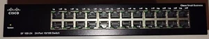 Cisco Small Business Unmanaged (SF100-24) 24-Ports Rack-Mountable Ethernet... - Photo 1/4