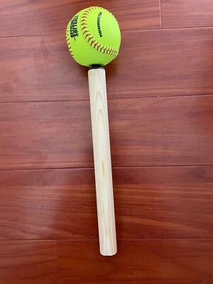 AKEEL-ES WOOD CO. Softball PRO pitcher SPINNER, work ability to spin the ball faster RPM! 11”