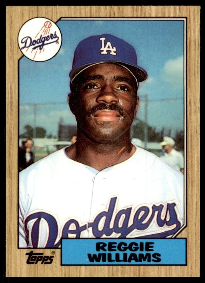 1987 Topps Tiffany Reggie Williams Baseball Cards #232 - Image 1 of 2