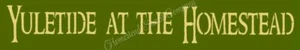 PLANTILLA REUTILIZABLE 9393 C 4"X24" YULETIDE AT THE HOMESTEAD - PLANTILLAS DE LETREROS - Imagen 1 de 1
