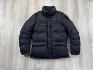 Mens puffer jacket Blauer USA Size L Color Black - Picture 1 of 17