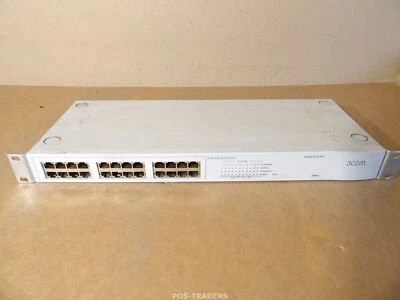 3Com Baseline Switch 2024 3C16471 Switch Gigabit Ethernet 24 porte + RACK EARS - Imagen 1 de 4