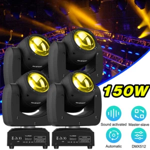 150W Moving Head Light Beam Spot LED RGBW DMX DJ Club Party Disco Stage Lighting - Picture 1 of 14