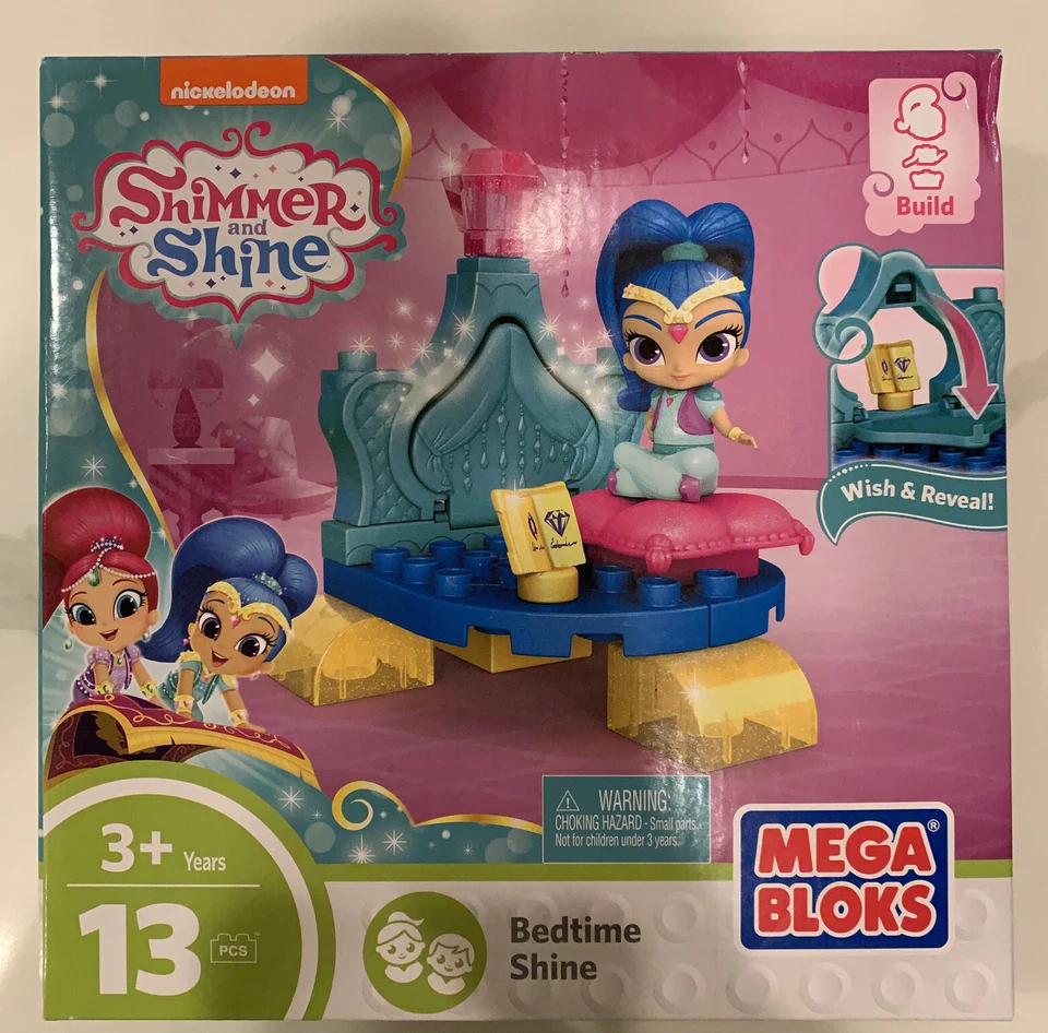 ¡¡NUEVO!! Juego Edificable Brillo Dormitorio Mega Bloks Shimmer & Shine, 13 Piezas Foto 1 de 4